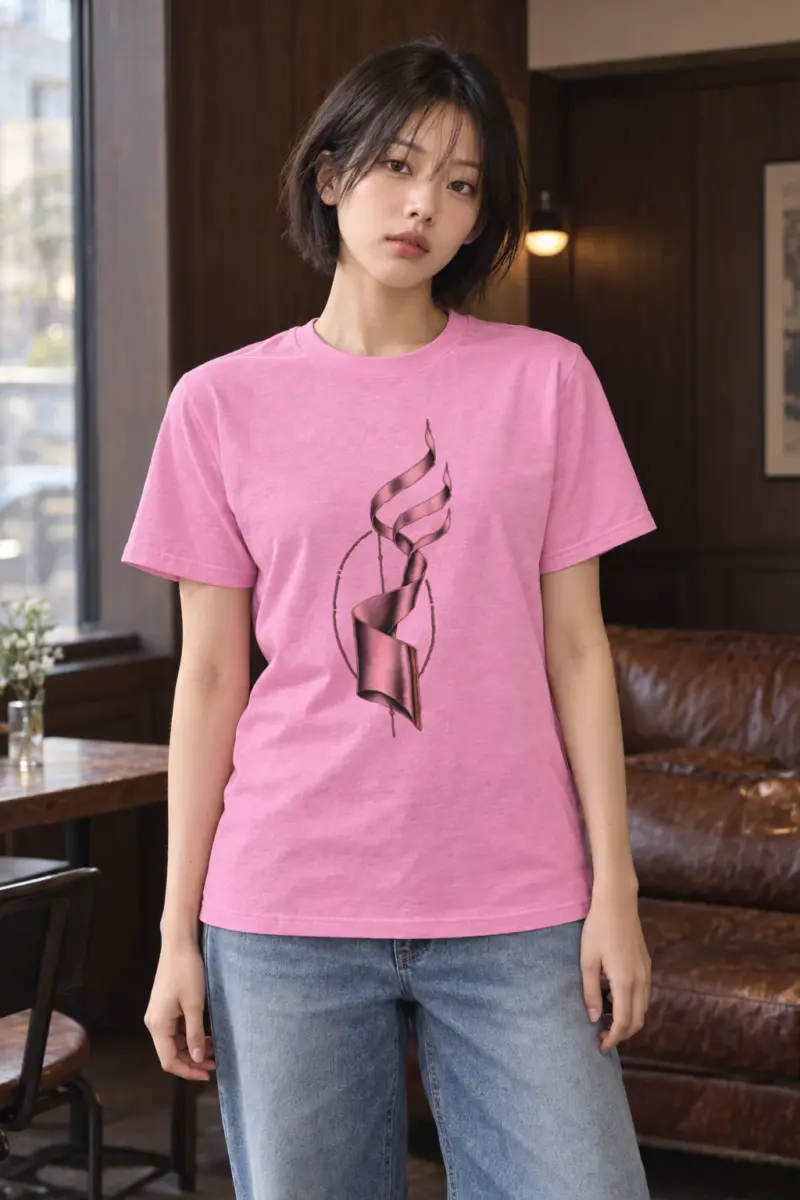 "Ascending Spiral" Heavyweight Unisex Crewneck T-shirt | Gildan 5000