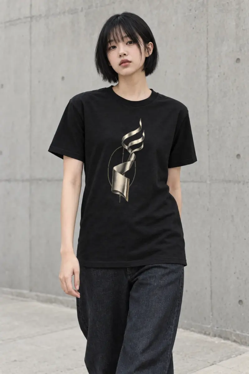 "Ascending Spiral" Heavyweight Unisex Crewneck T-shirt