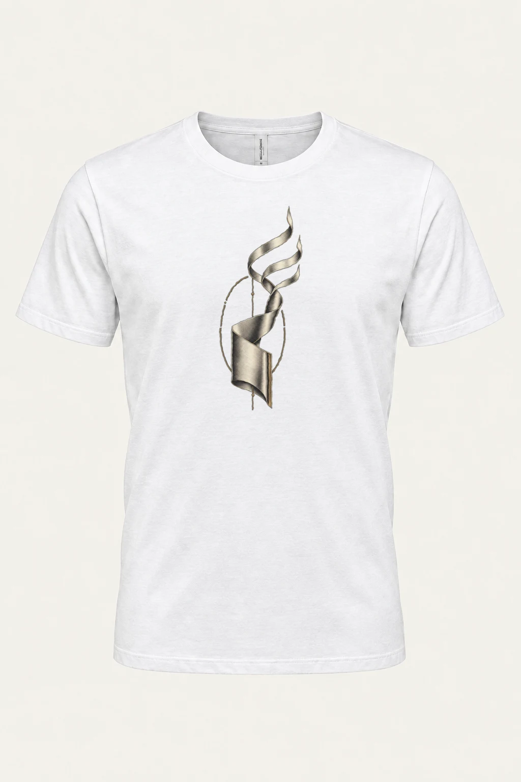 "Ascending Spiral" Heavyweight Unisex Crewneck T-shirt | Gildan 5000