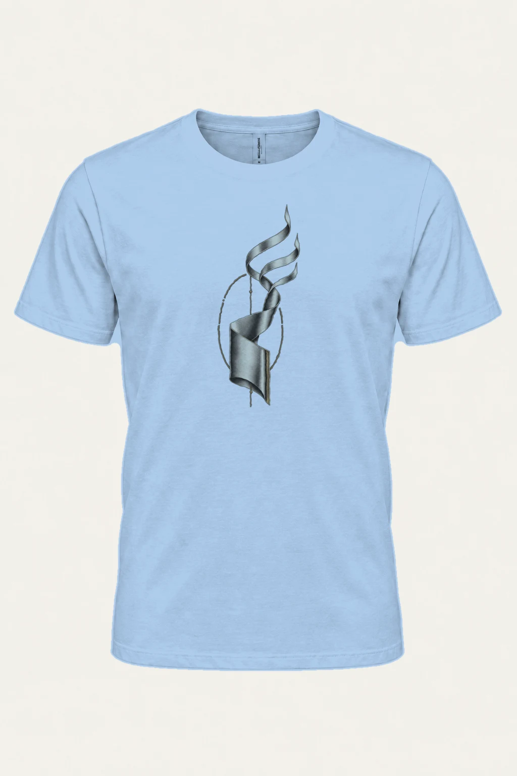 "Ascending Spiral" Heavyweight Unisex Crewneck T-shirt | Gildan 5000