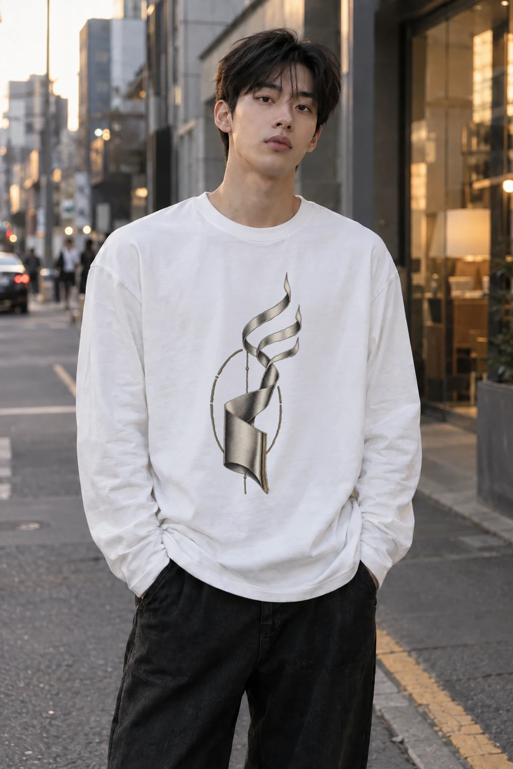 "Ascending Spiral" Unisex Longsleeve T-shirt | Gildan 2400