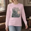 "Ask Me About My Cattitude" Unisex Longsleeve T-shirt