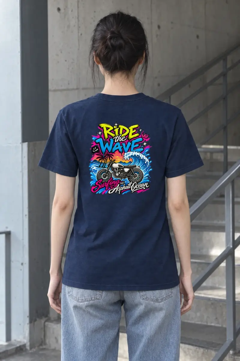 "Asphalt Ocean" Heavyweight Unisex Crewneck T-shirt