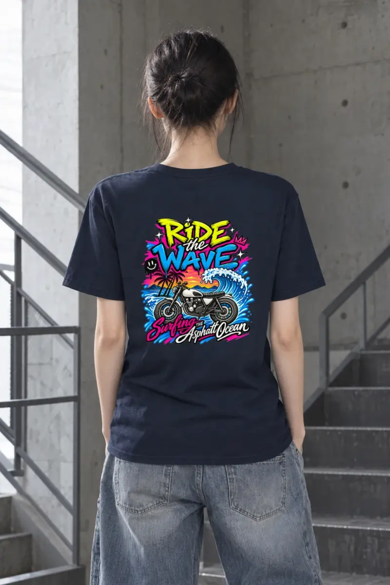 "Asphalt Ocean" Heavyweight Unisex Crewneck T-shirt
