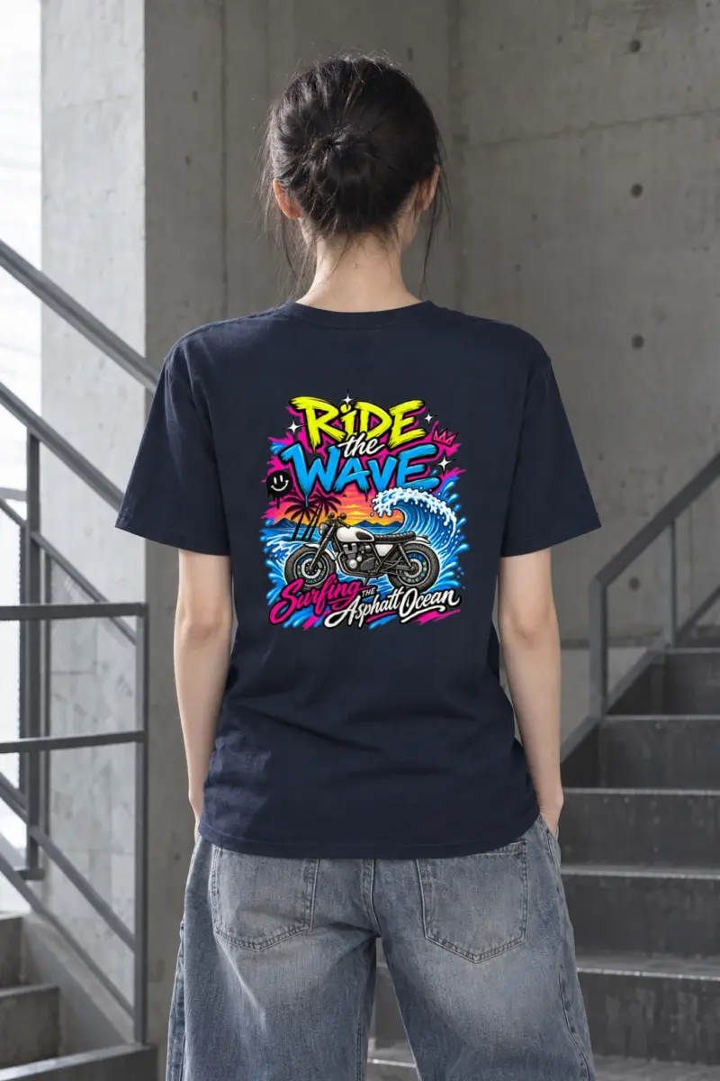 "Asphalt Ocean" Heavyweight Unisex Crewneck T-shirt