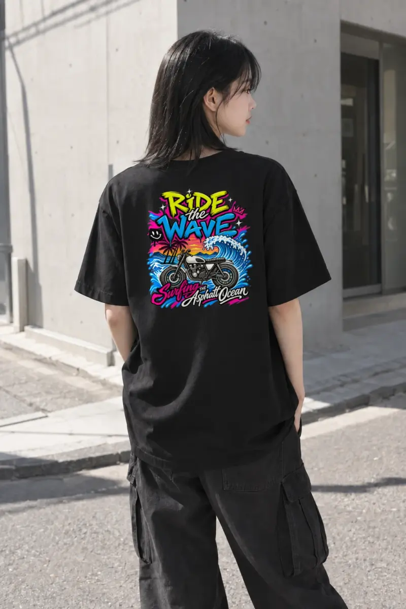 "Asphalt Ocean" Heavyweight Unisex Crewneck T-shirt | Gildan 5000