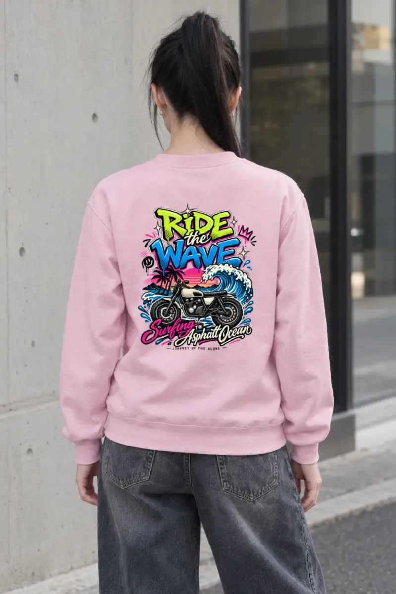 "Asphalt Ocean Journey" Heavy Blend Unisex Crewneck Sweatshirt