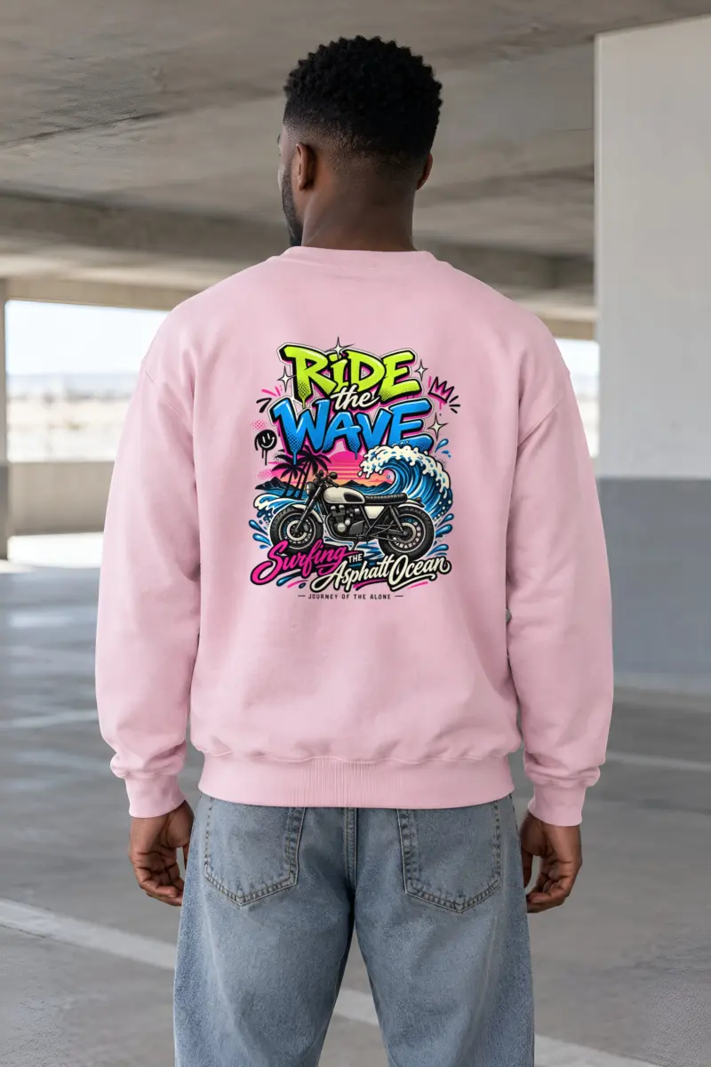 "Asphalt Ocean Journey" Heavy Blend Unisex Crewneck Sweatshirt