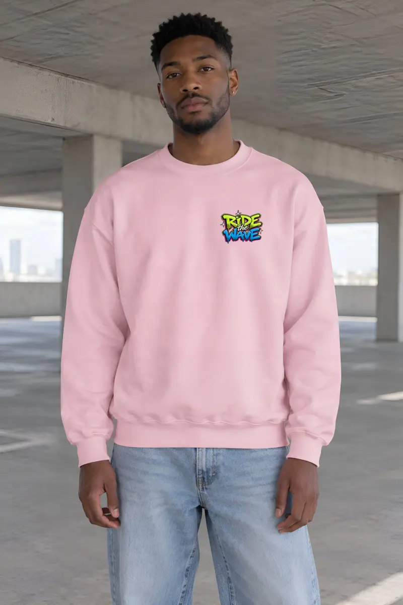 "Asphalt Ocean Journey" Heavy Blend Unisex Crewneck Sweatshirt