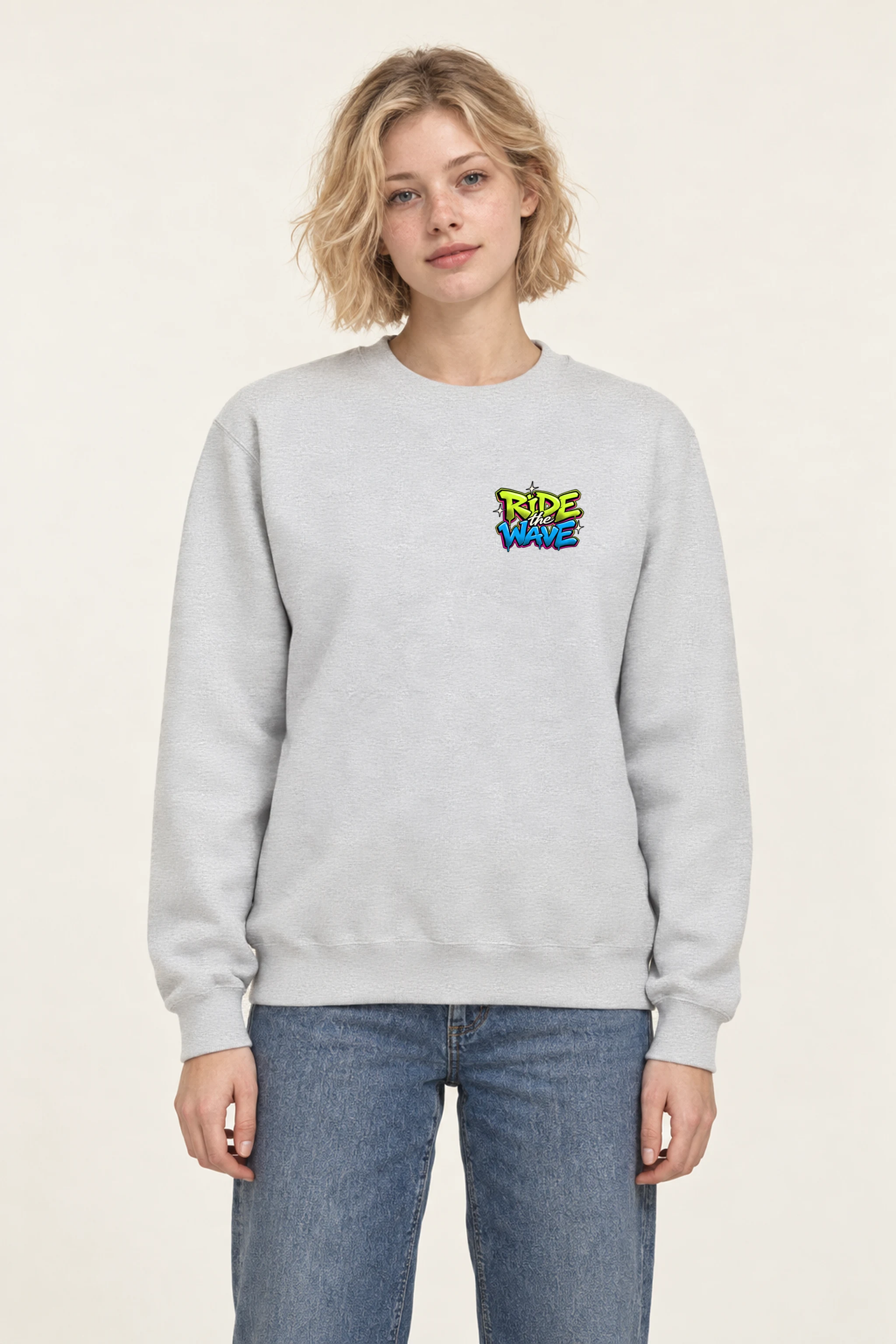 "Asphalt Ocean Journey" 1 Crewneck Sweatshirt