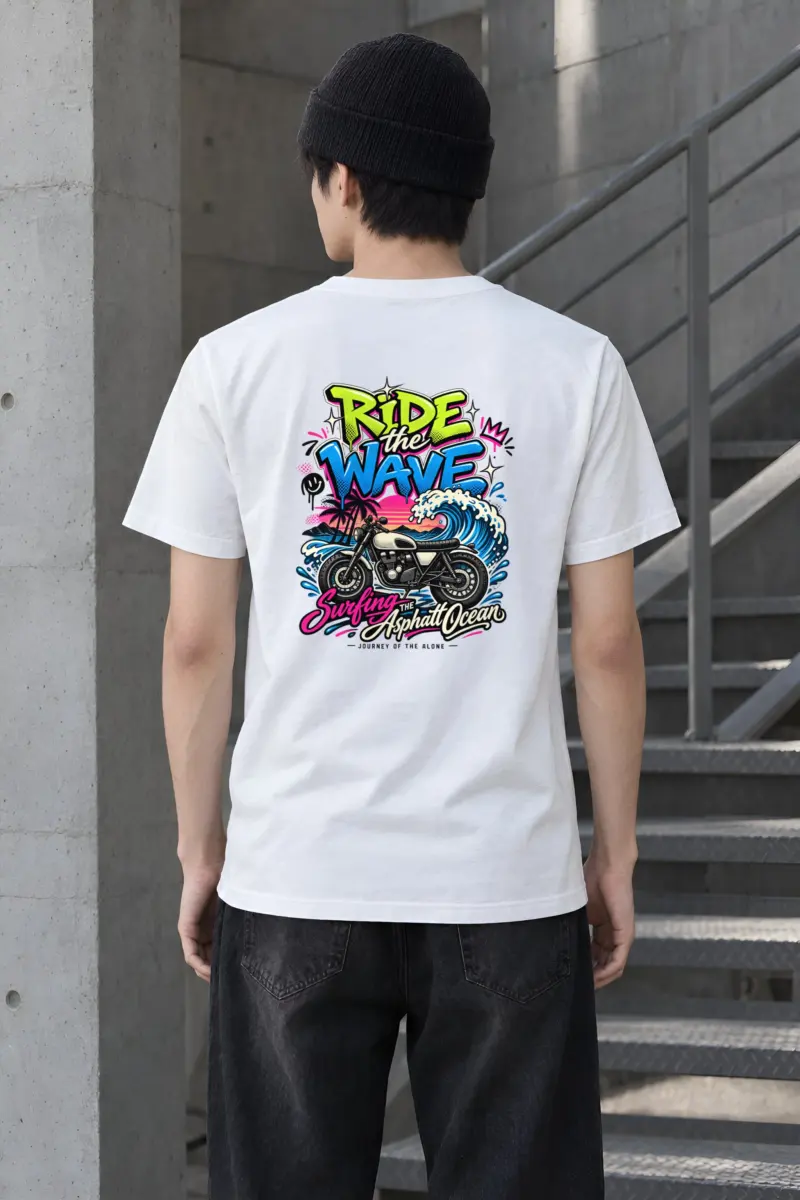 "Asphalt Ocean Journey" Heavyweight Unisex Crewneck T-shirt
