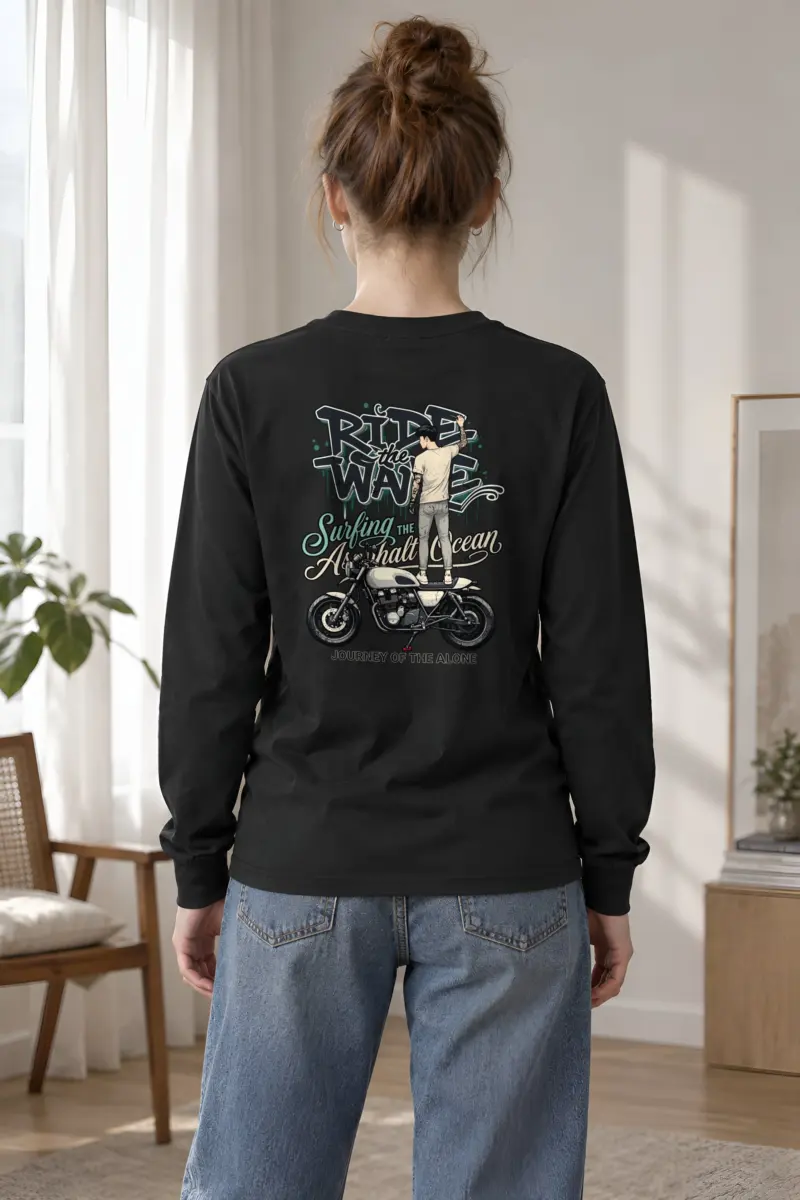 "Asphalt Ocean Journey" Unisex Longsleeve T-shirt
