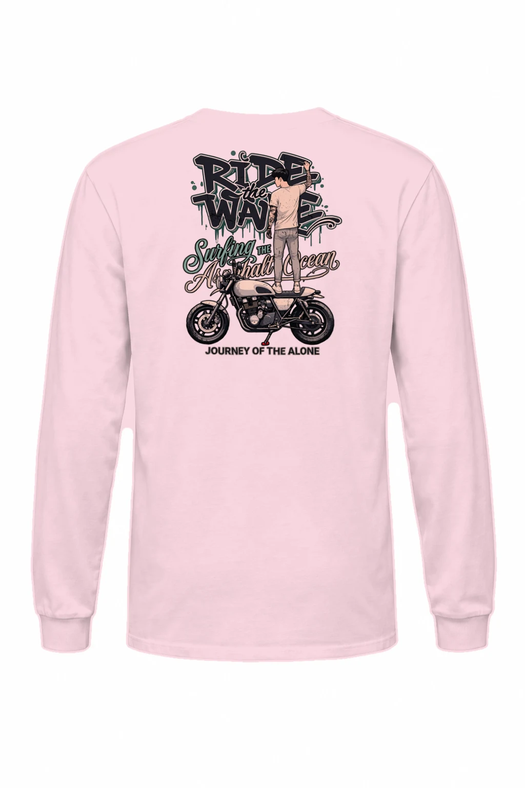 "Asphalt Ocean Journey" Unisex Longsleeve T-shirt | Gildan 2400