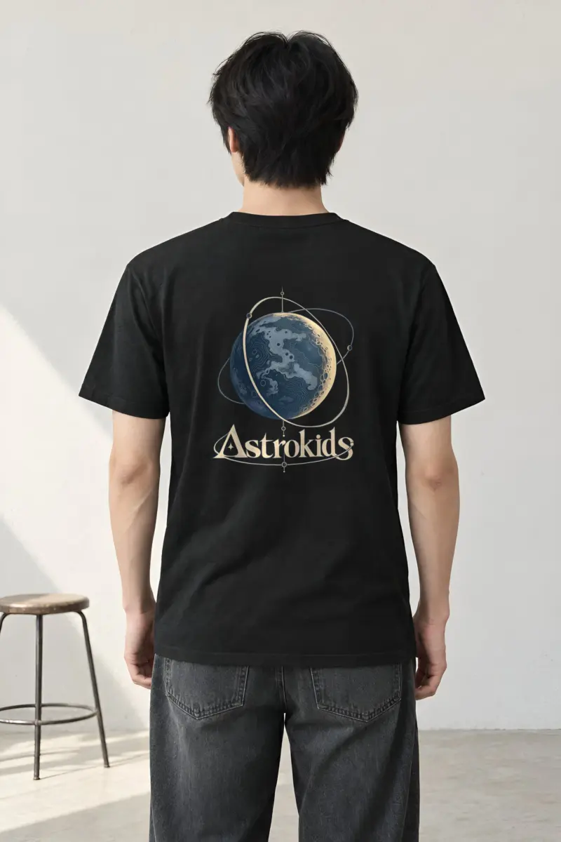 "Astrokids Orbital" Heavyweight Unisex Crewneck T-shirt