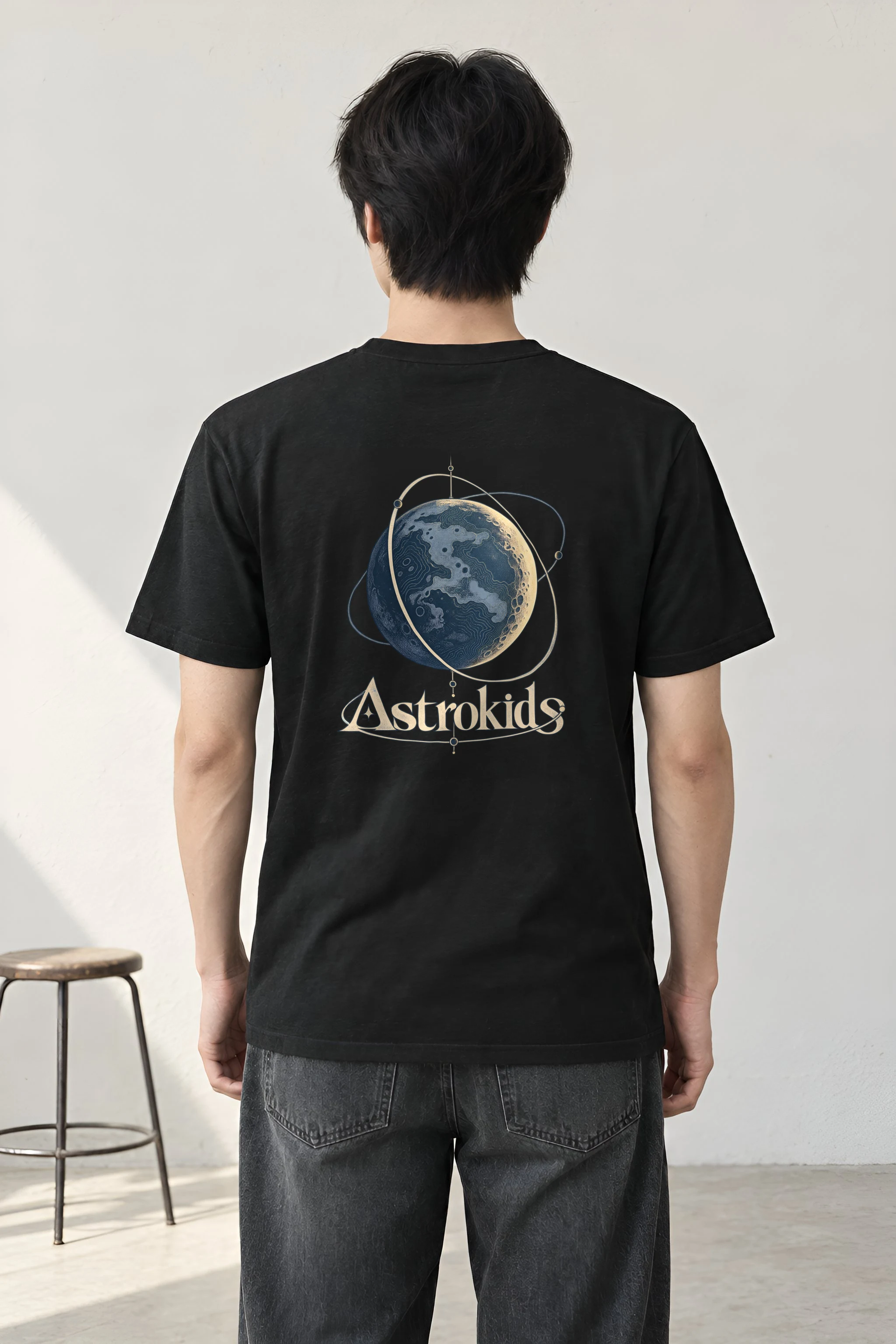 "Astrokids Orbital" Heavyweight Unisex Crewneck T-shirt