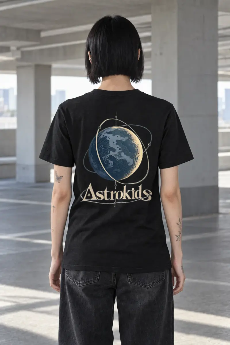"Astrokids Orbital" Heavyweight Unisex Crewneck T-shirt