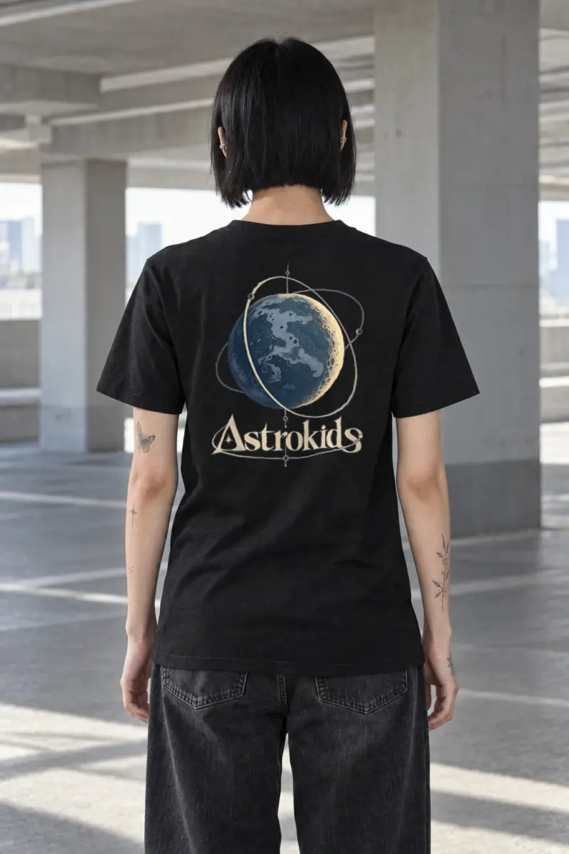 "Astrokids Orbital" Heavyweight Unisex Crewneck T-shirt