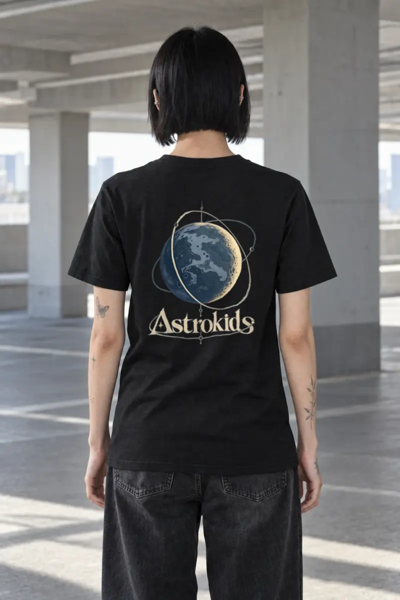 "Astrokids Orbital" Heavyweight Unisex Crewneck T-shirt