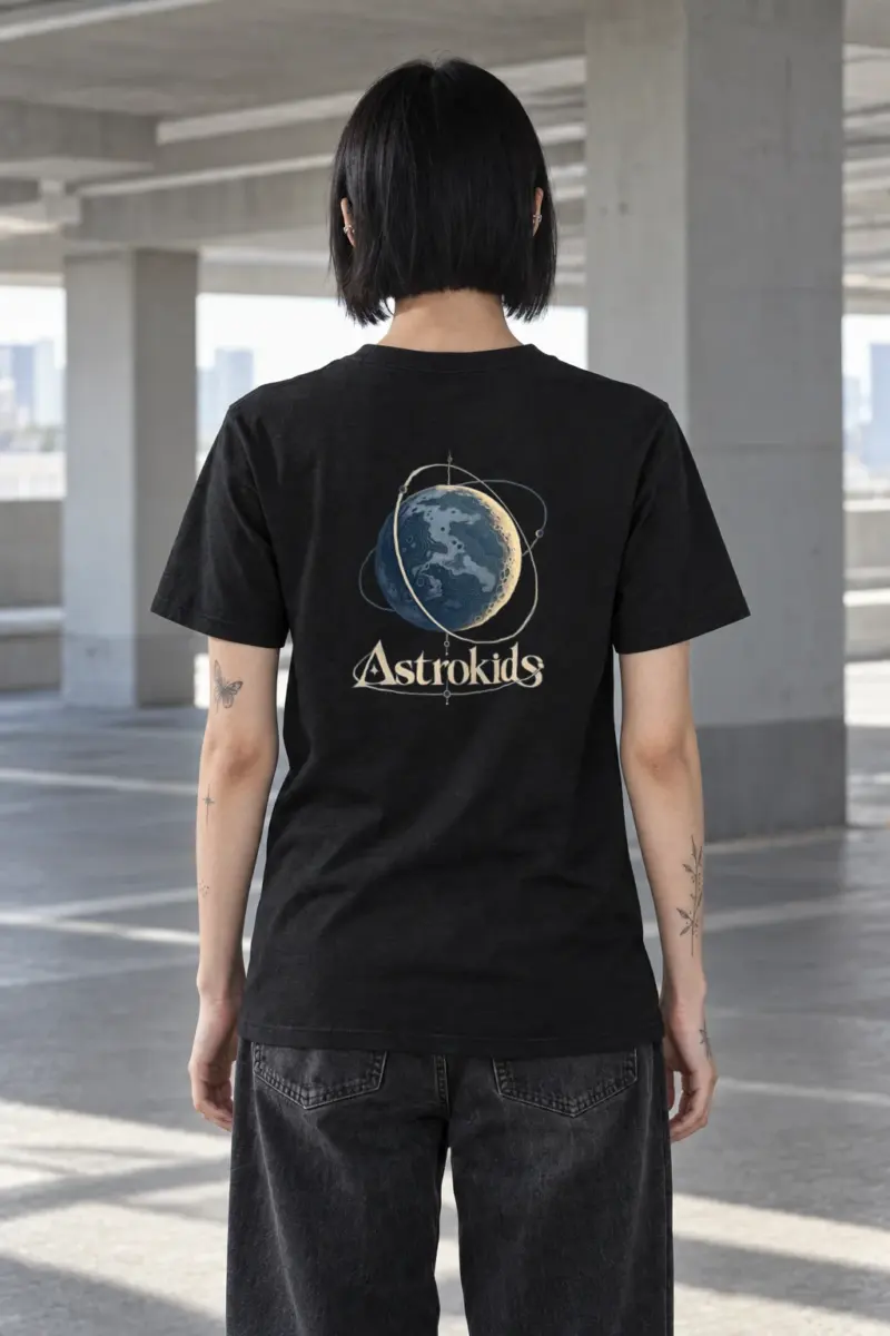 "Astrokids Orbital" Heavyweight Unisex Crewneck T-shirt