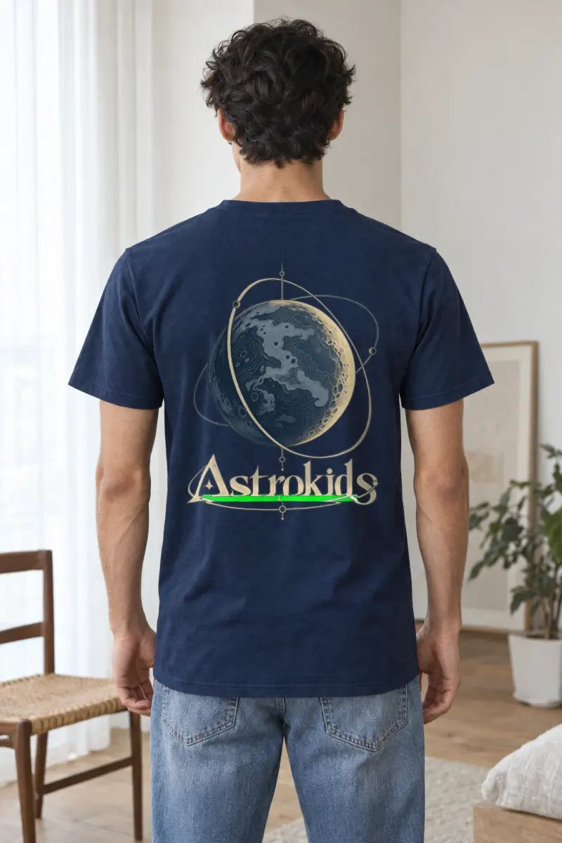 "Astrokids Orbital" Heavyweight Unisex Crewneck T-shirt | Gildan 5000