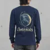 "Cratered Moon Illustration" Unisex Longsleeve T-shirt | Gildan 2400