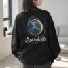 "Astrokids Orbital Moon" Heavy Blend Unisex Crewneck Sweatshirt | Gildan 18000