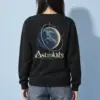 "Cratered Moon Illustration" Heavy Blend Unisex Crewneck Sweatshirt | Gildan 18000