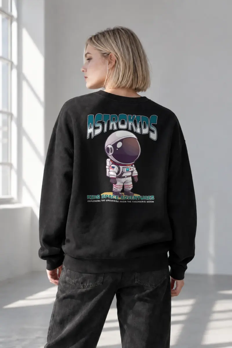 “Astrokids Space Adventure” Heavy Blend Unisex Crewneck Sweatshirt | Gildan 18000