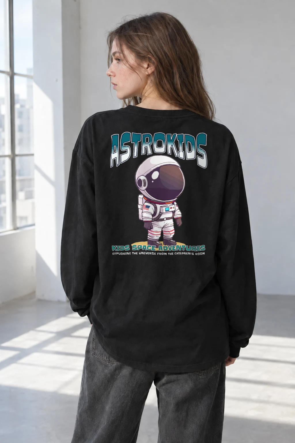 "Astrokids Space Adventures" Unisex Longsleeve T-shirt | Gildan 2400