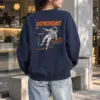 "Astronaut Discover" Heavy Blend Unisex Crewneck Sweatshirt | Gildan 18000