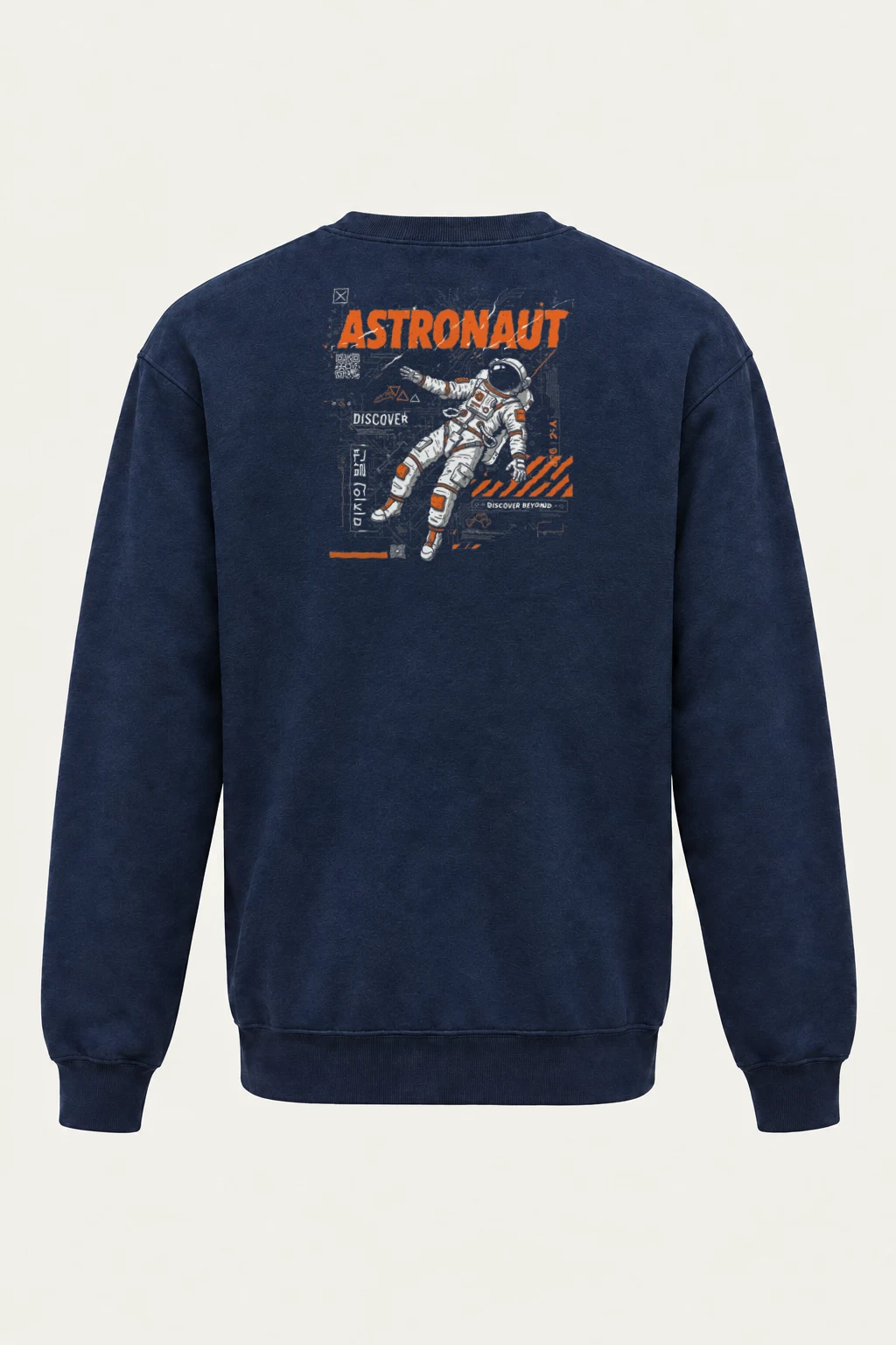 "Astronaut Discover" Heavy Blend Unisex Crewneck Sweatshirt | Gildan 18000