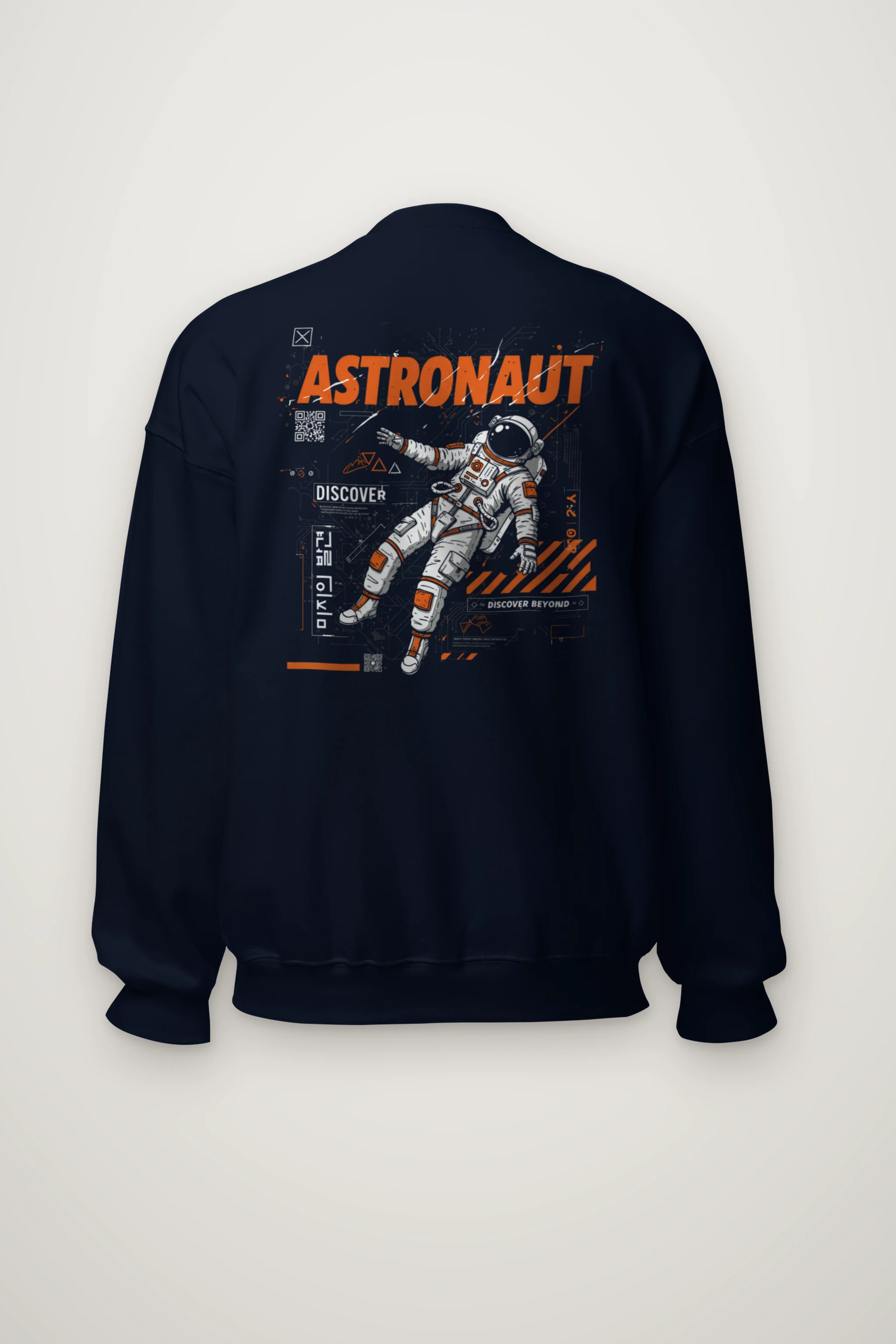 "Astronaut Discover" Heavy Blend Unisex Crewneck Sweatshirt