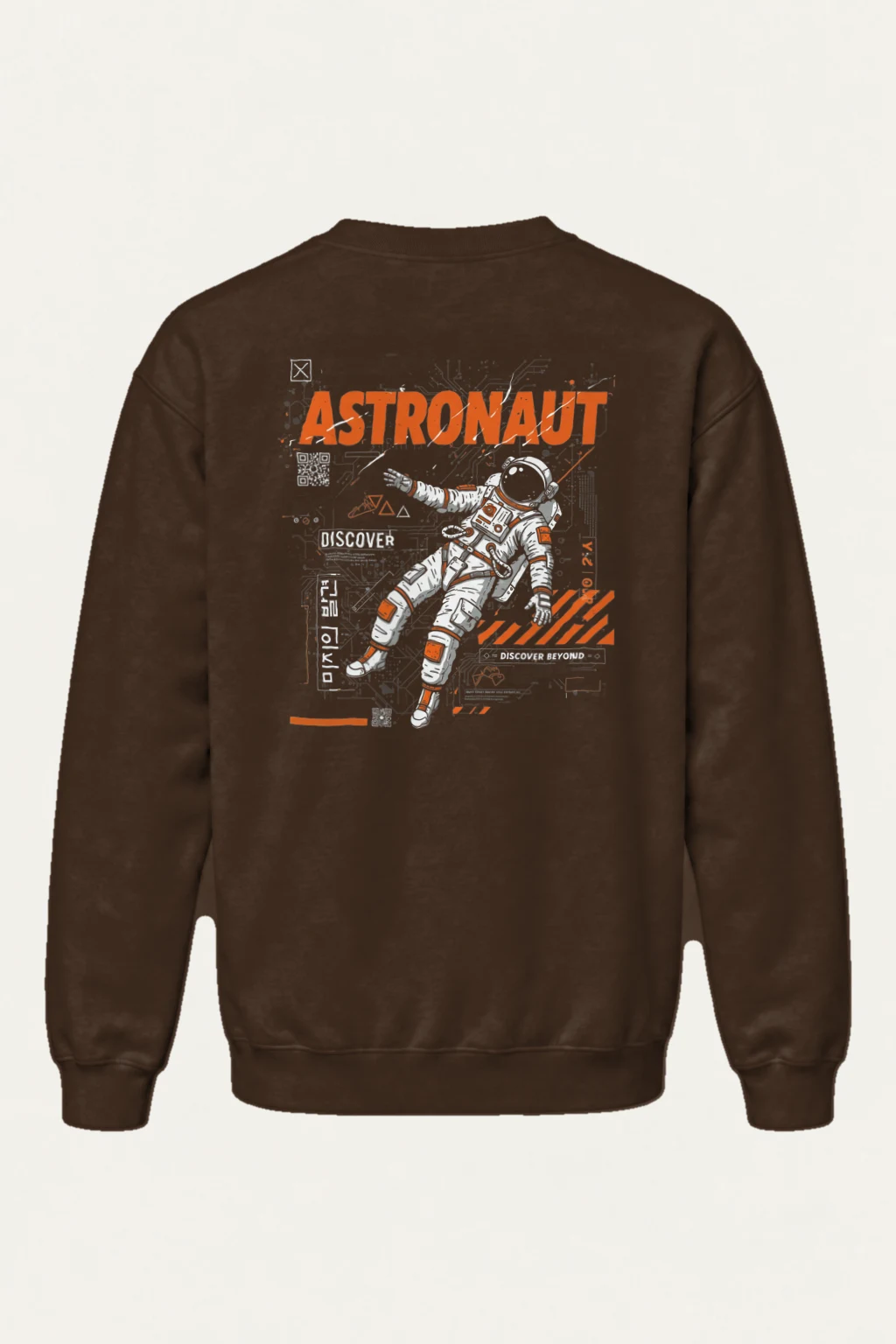 "Astronaut Discover" Heavy Blend Unisex Crewneck Sweatshirt | Gildan 18000
