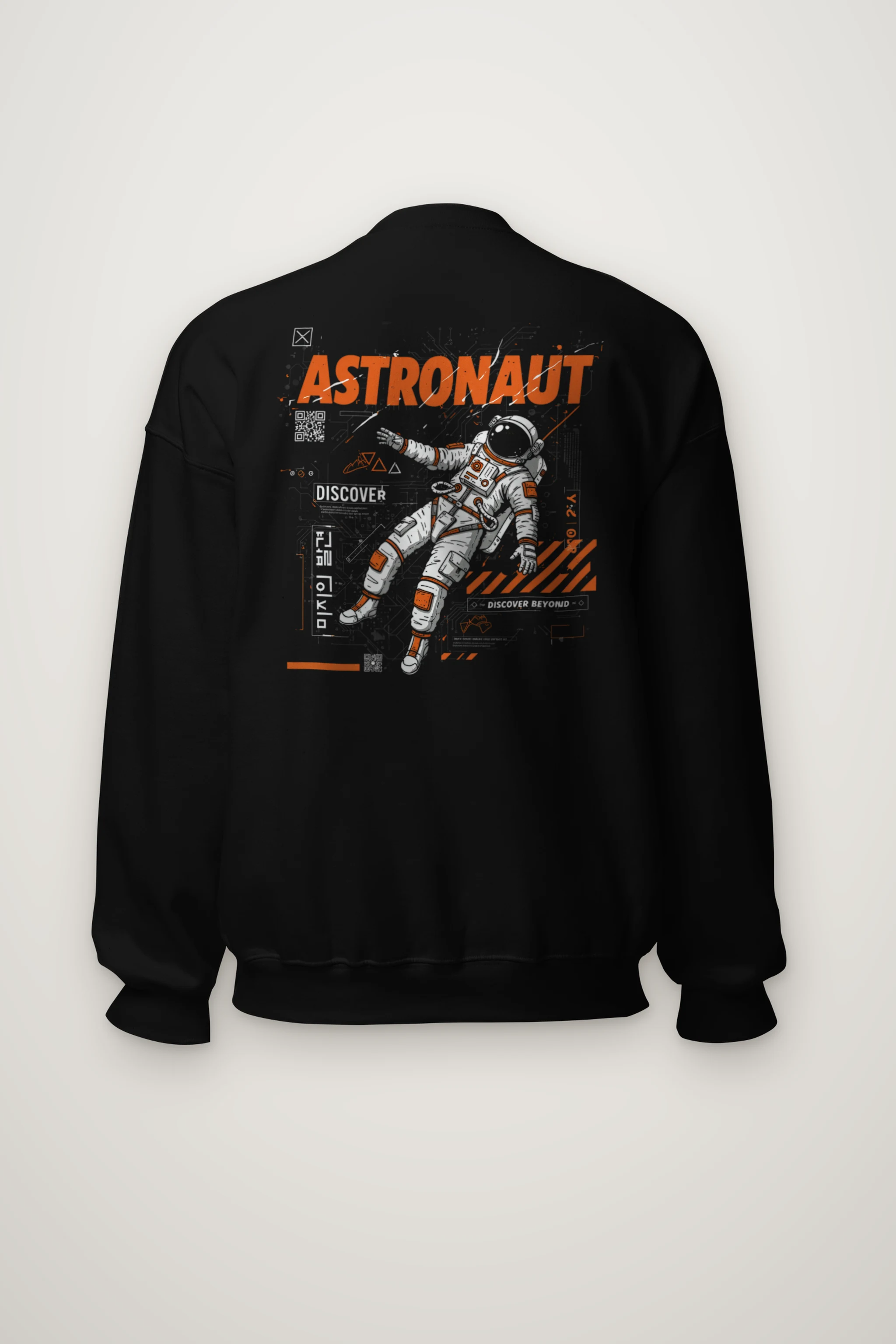 "Astronaut Discover" Heavy Blend Unisex Crewneck Sweatshirt