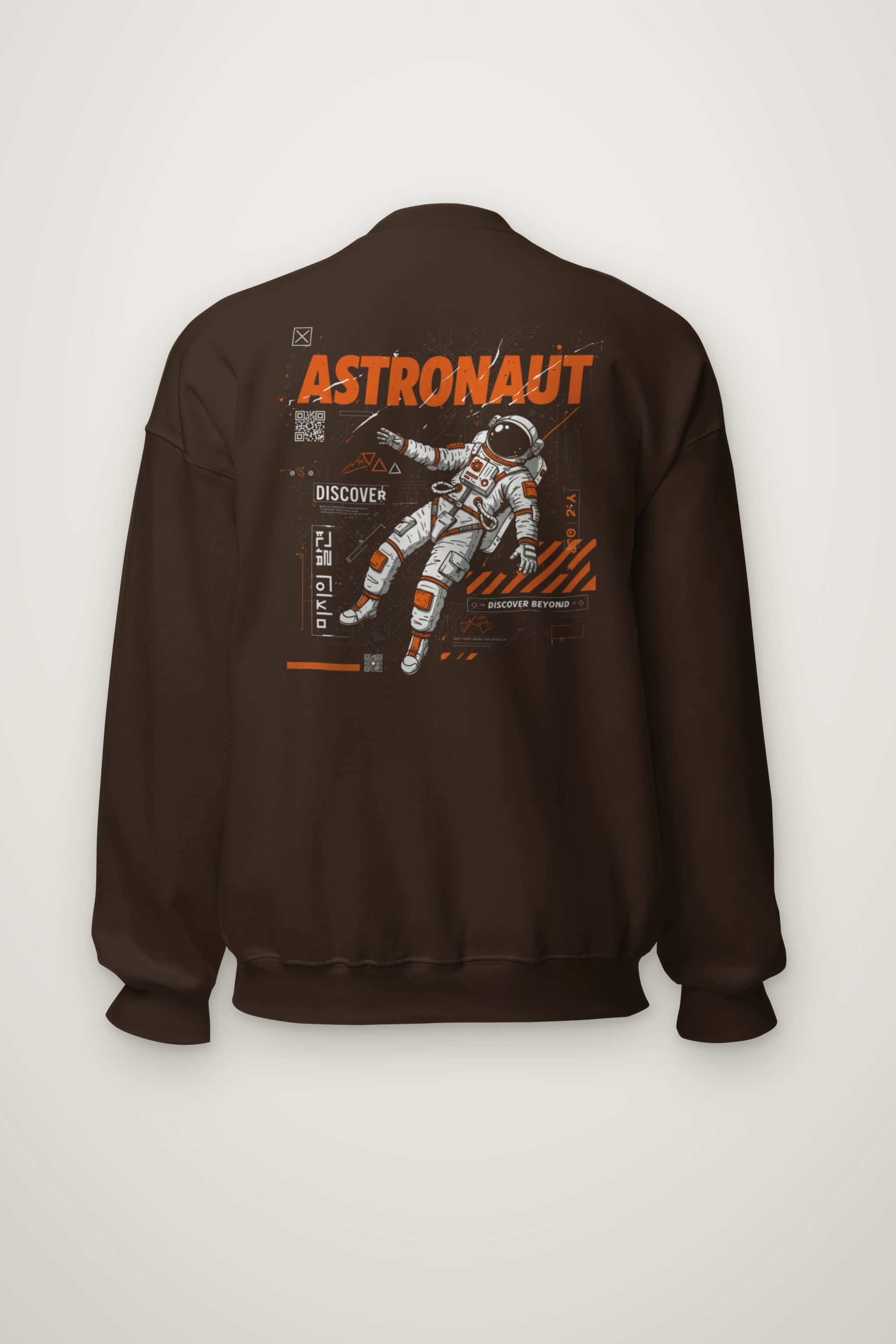 "Astronaut Discover" Heavy Blend Unisex Crewneck Sweatshirt