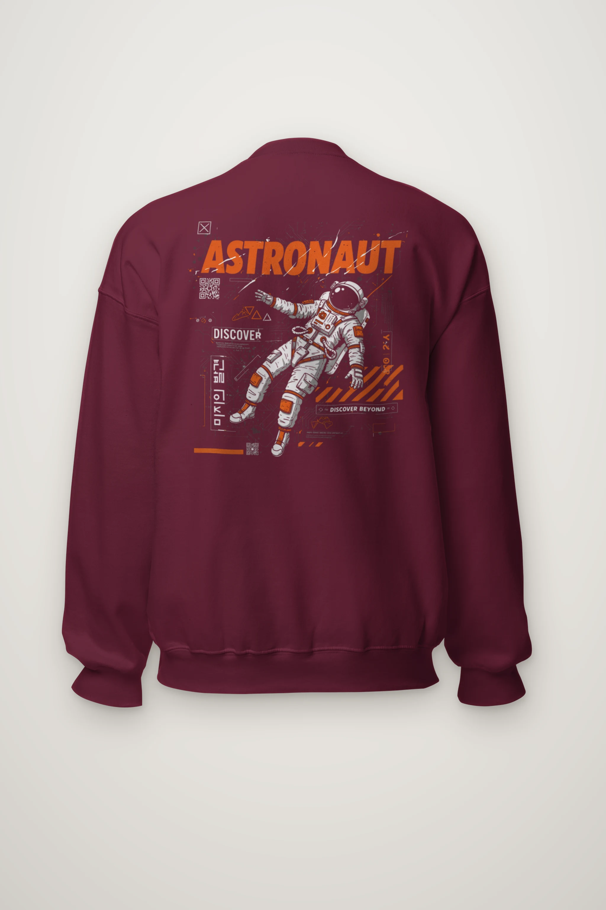 "Astronaut Discover" Heavy Blend Unisex Crewneck Sweatshirt