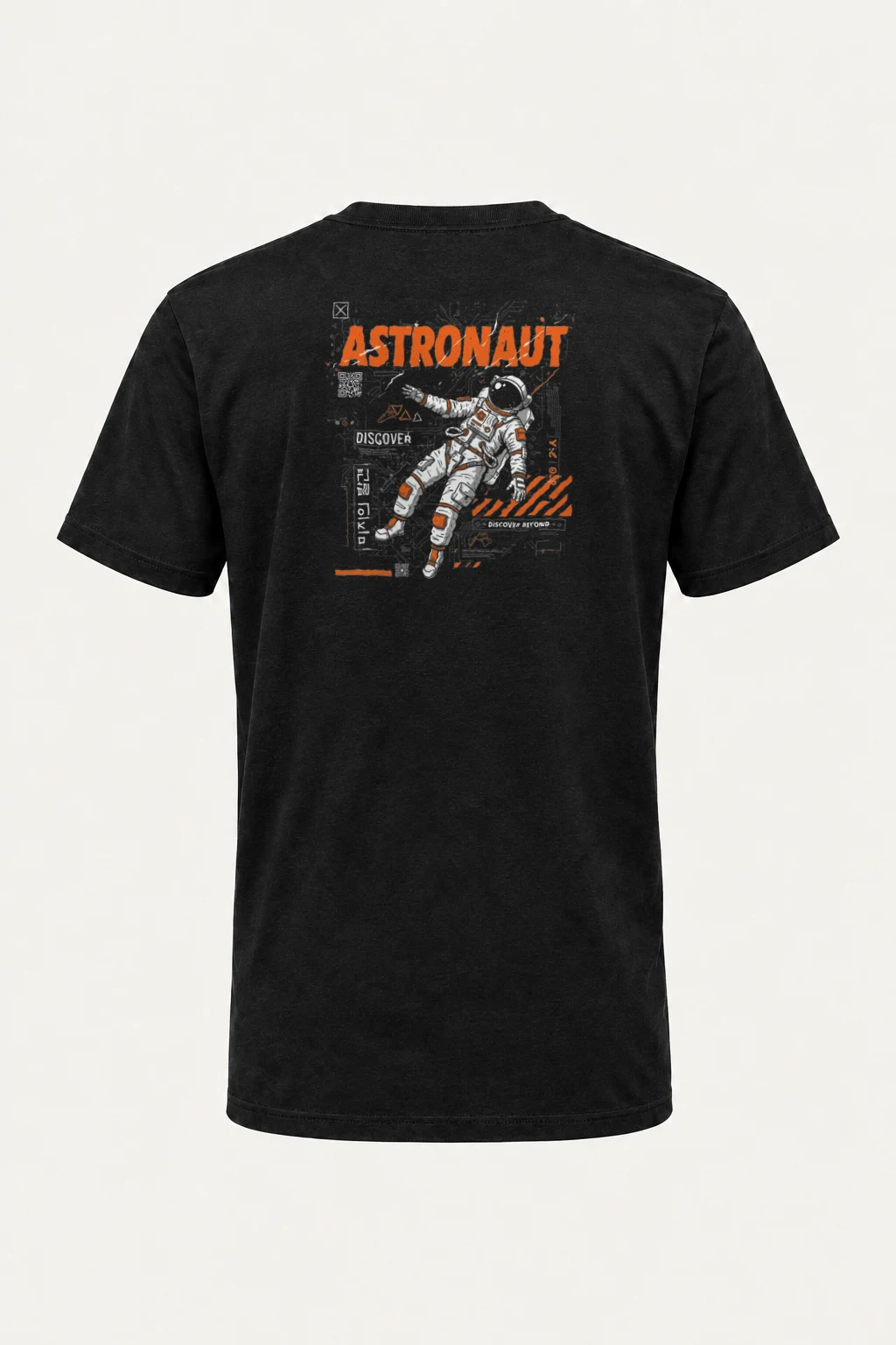 "Astronaut Discover" Heavyweight Unisex Crewneck T-shirt | Gildan 5000