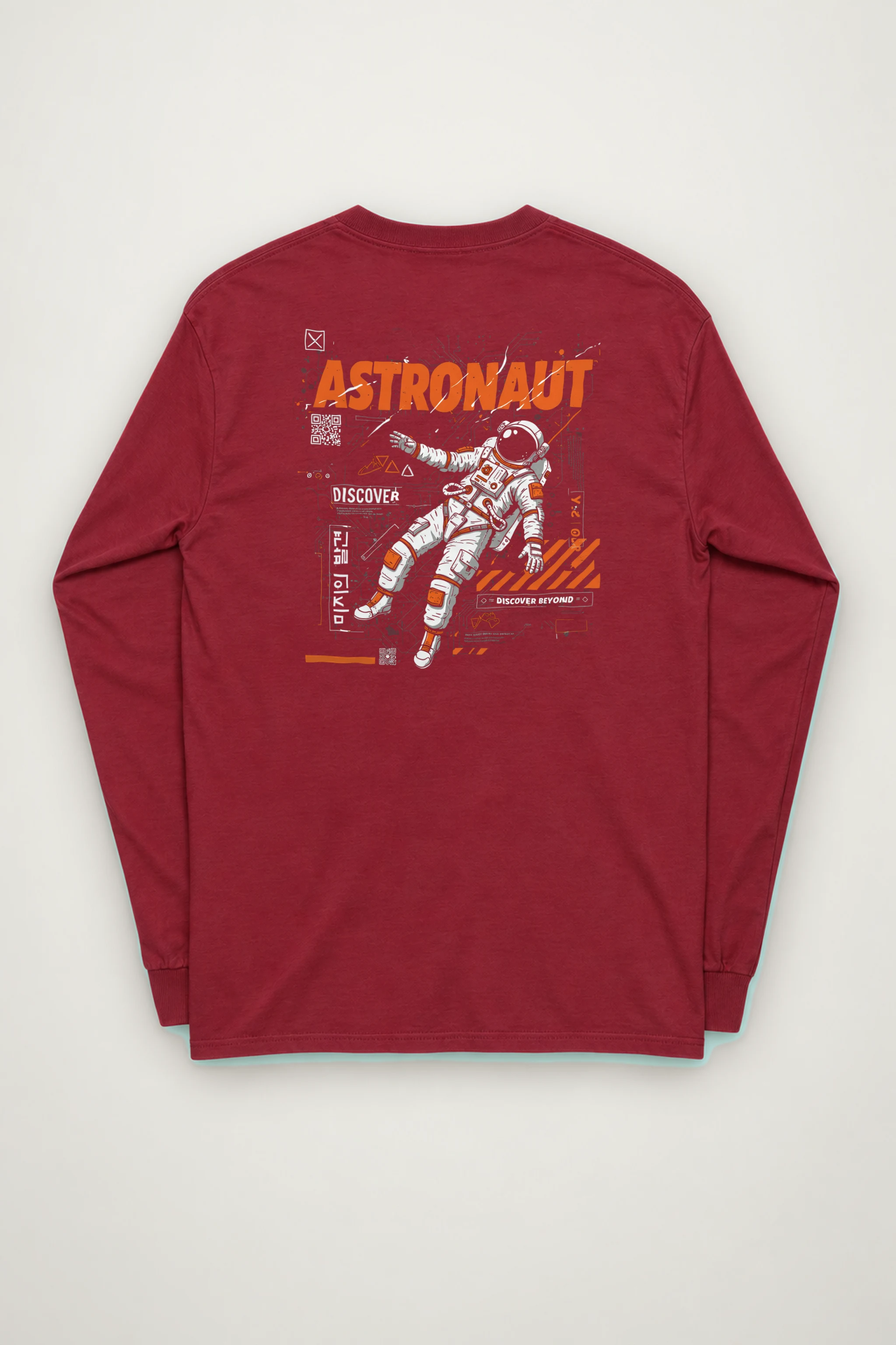 "Astronaut Discover" Unisex Longsleeve T-shirt