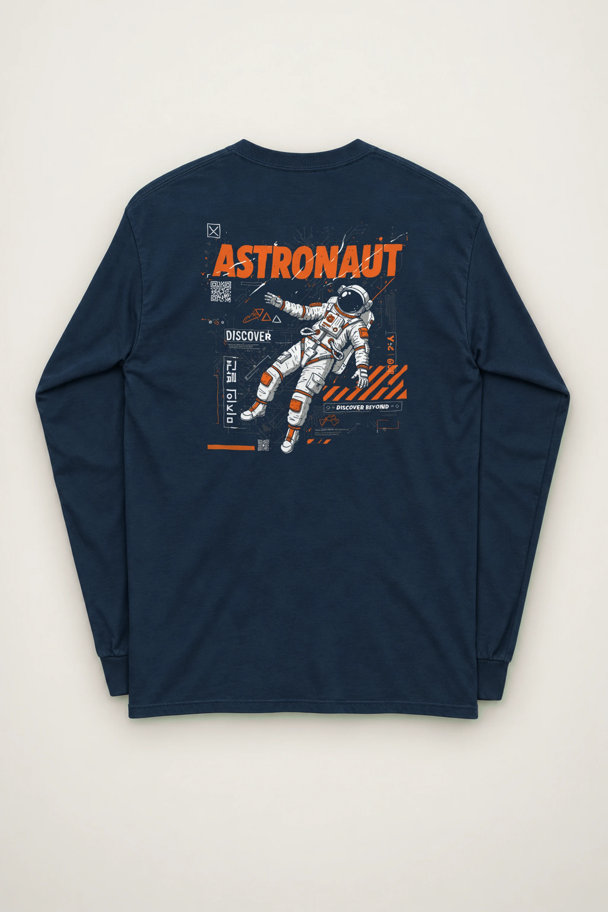 "Astronaut Discover" Unisex Longsleeve T-shirt