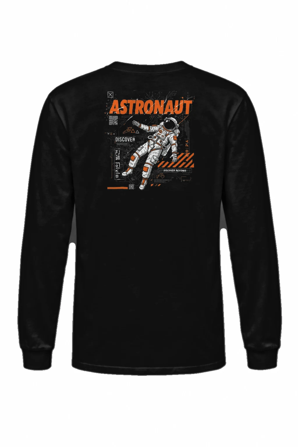 "Astronaut Discover" Unisex Longsleeve T-shirt | Gildan 2400