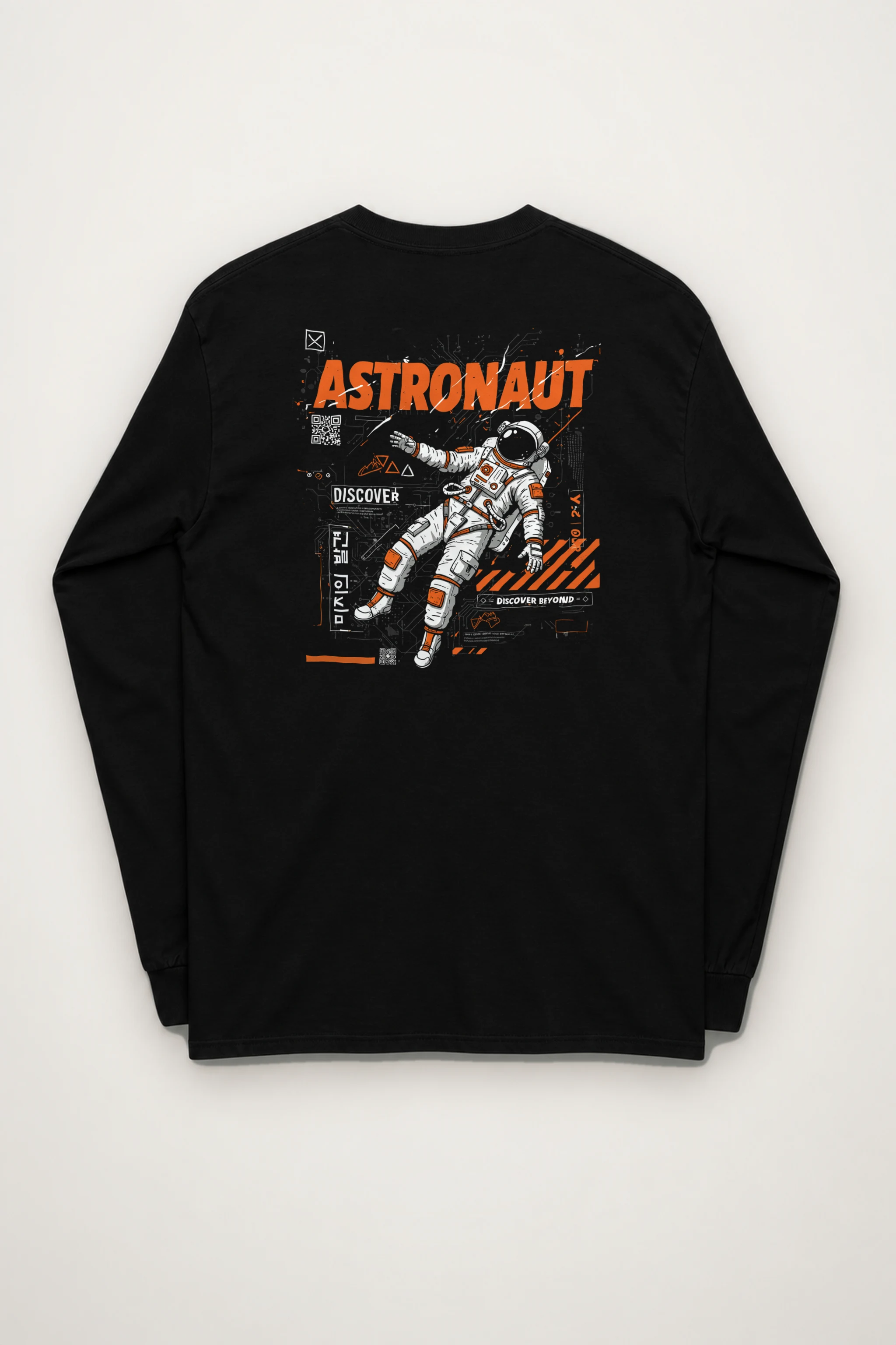 "Astronaut Discover" Unisex Longsleeve T-shirt