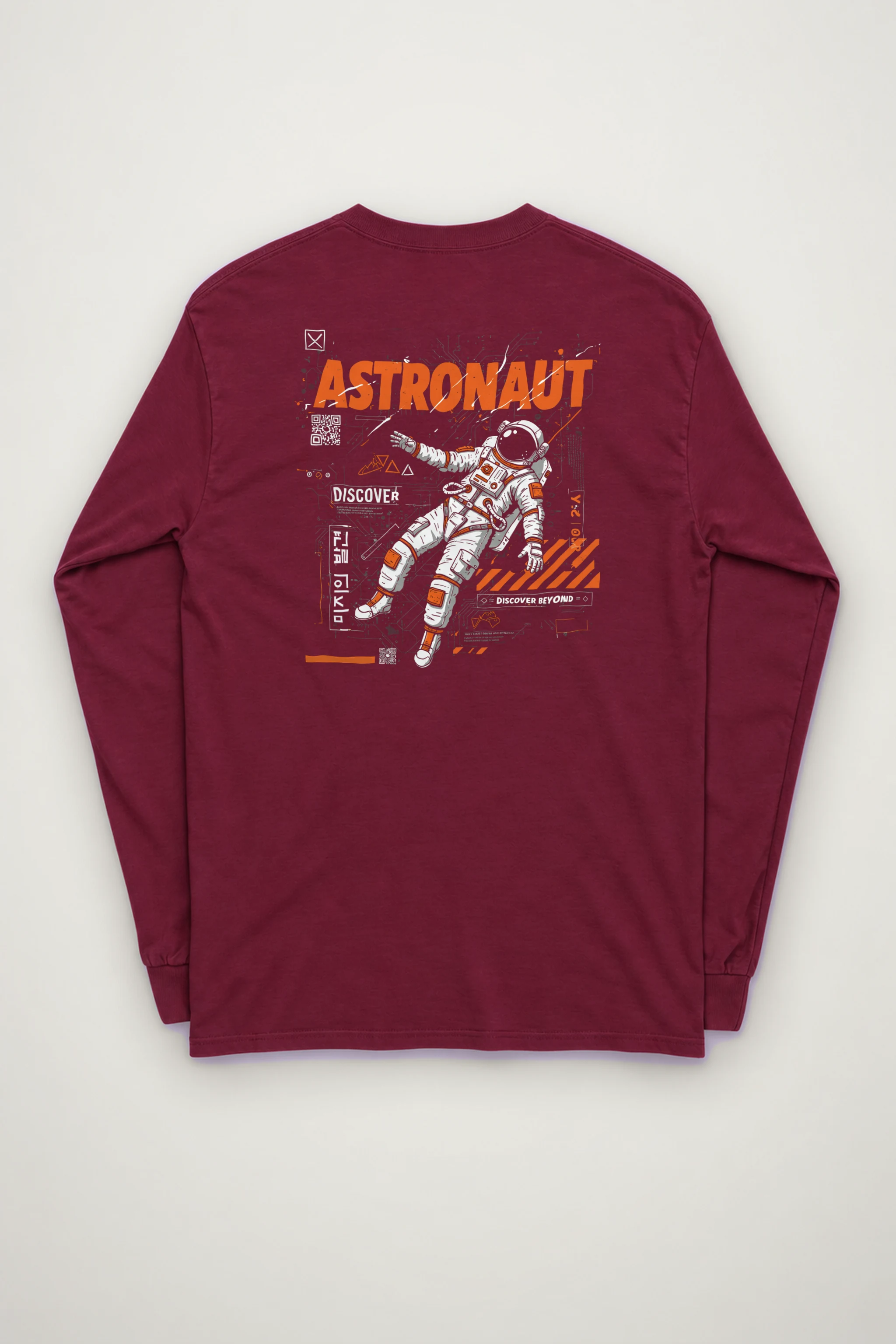 "Astronaut Discover" Unisex Longsleeve T-shirt