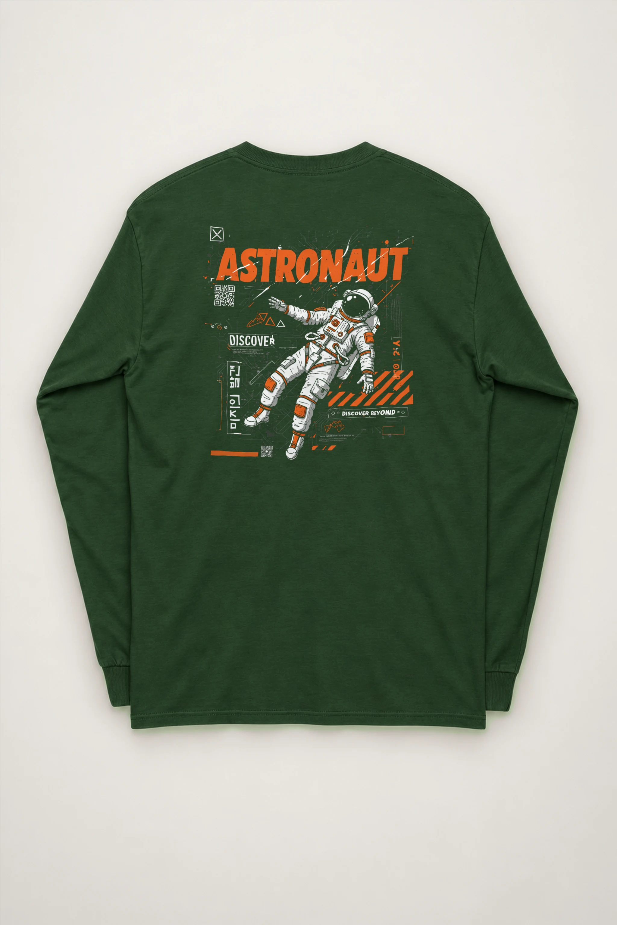 "Astronaut Discover" Unisex Longsleeve T-shirt