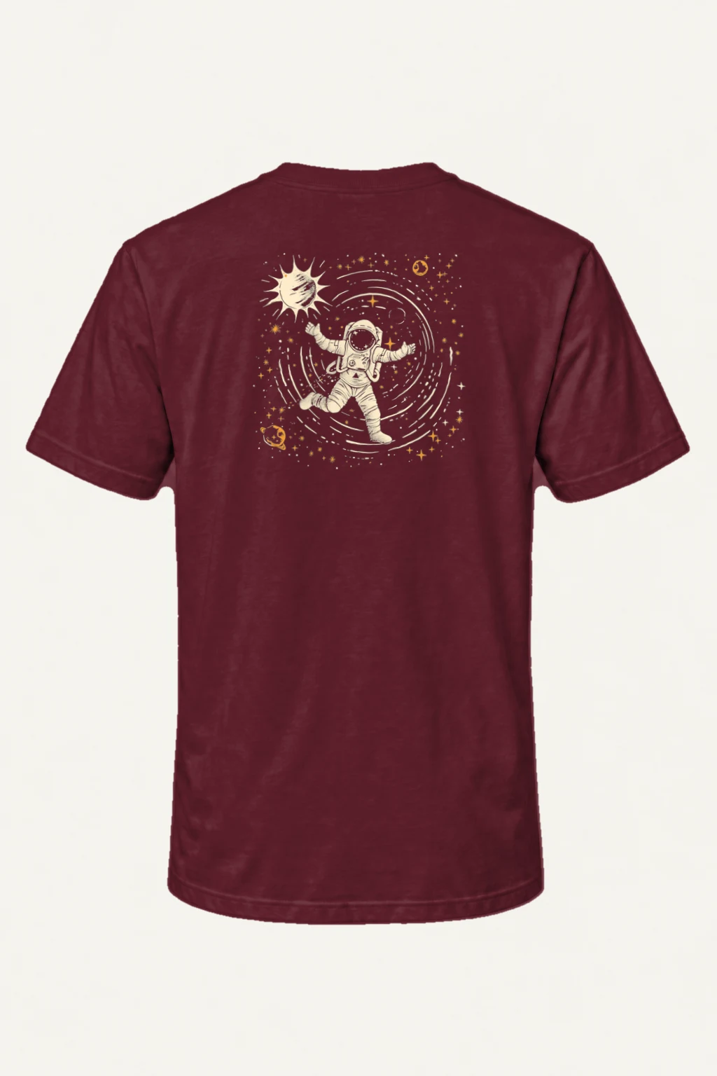 "Astronaut Star Cache" Heavyweight Unisex Crewneck T-shirt | Gildan 5000