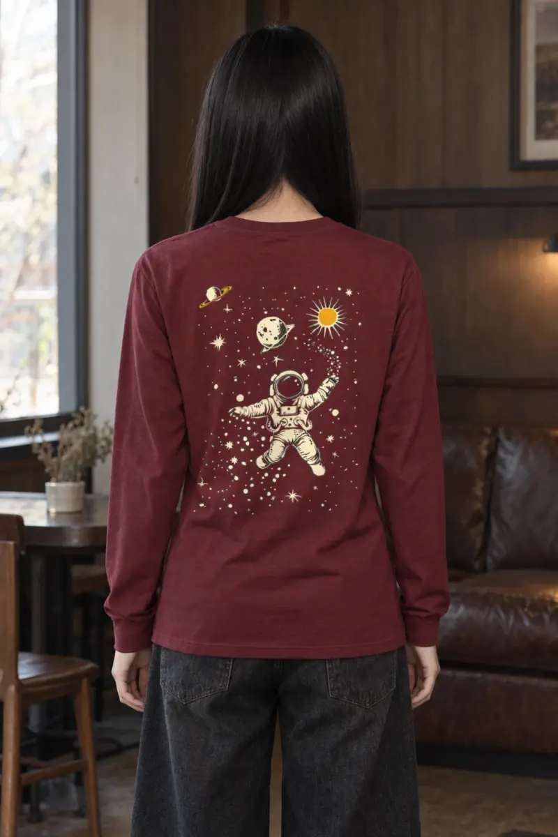 "Astronaut Star Catcher" Unisex Longsleeve T-shirt