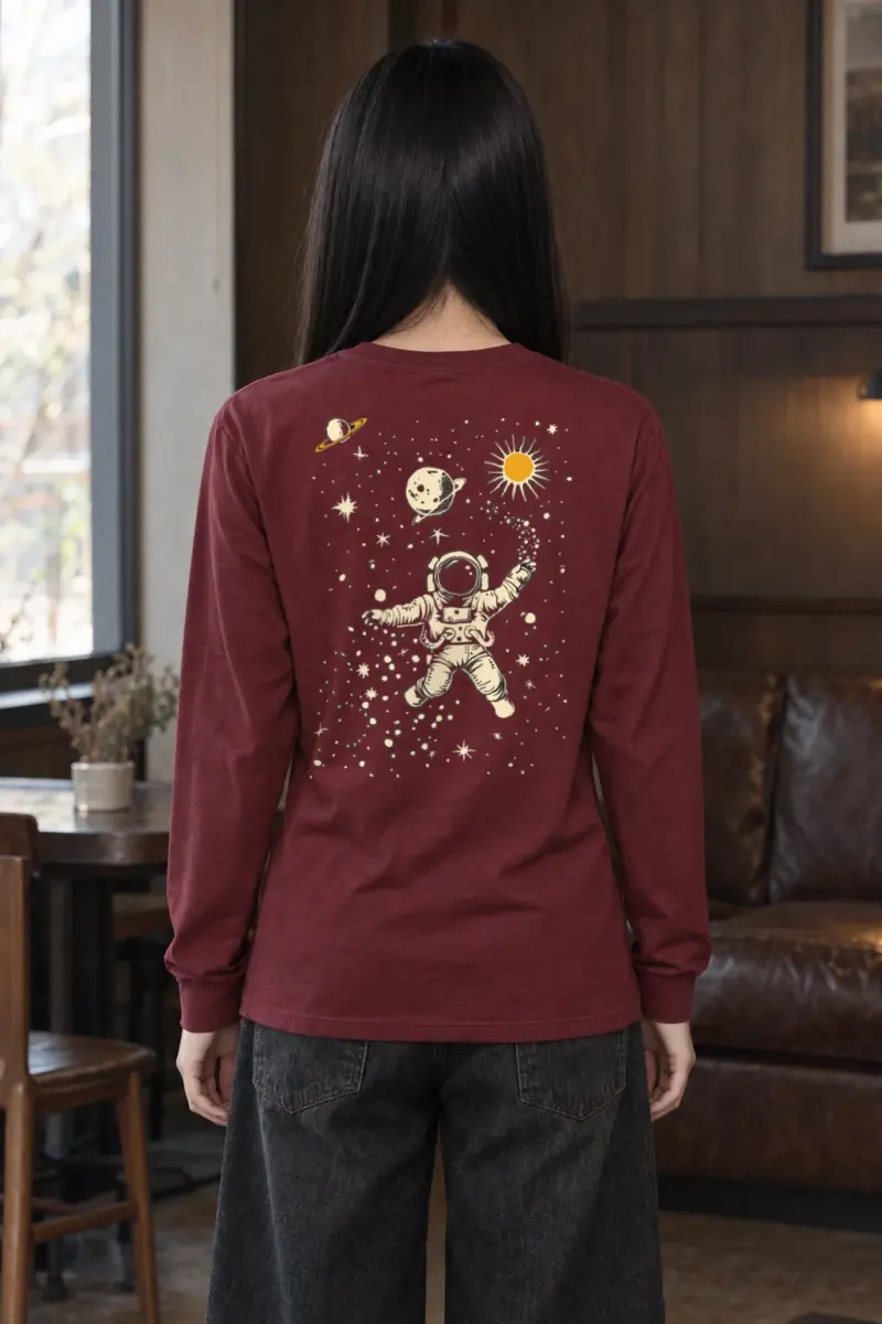 "Astronaut Star Catcher" Unisex Longsleeve T-shirt