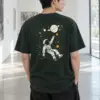 "Astronaut Star Drift" Heavyweight Unisex Crewneck T-shirt | Gildan 5000