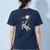 "Astronaut Star Drift" Heavyweight Unisex Crewneck T-shirt