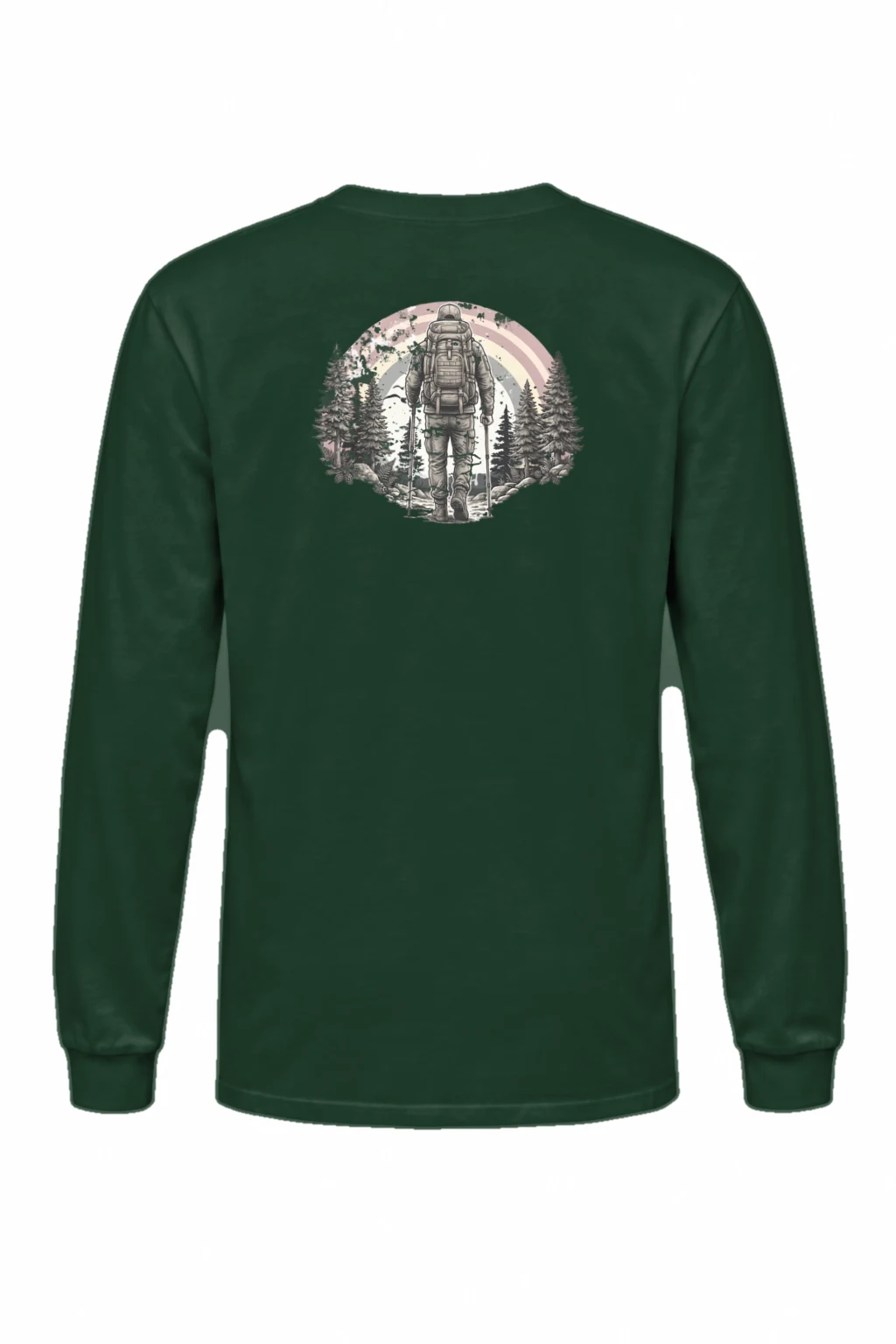 "Astronaut Trail" Unisex Longsleeve T-shirt | Gildan 2400