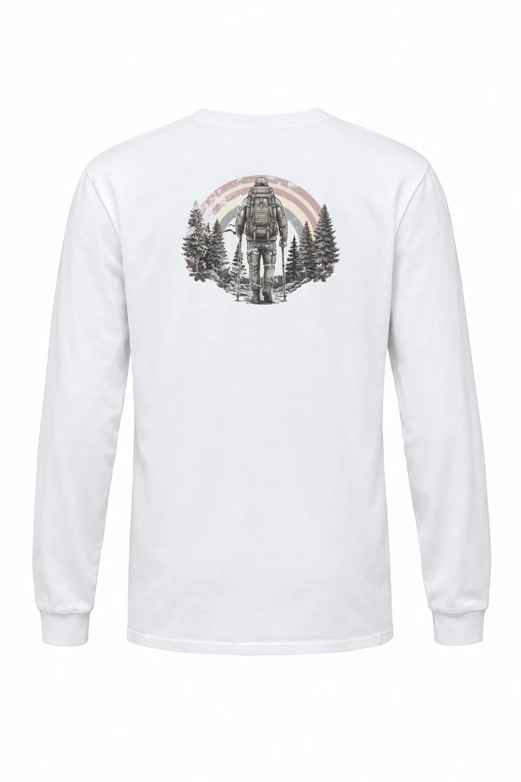 "Astronaut Trail" Unisex Longsleeve T-shirt | Gildan 2400